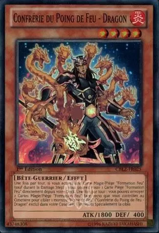 Le Feu du Cosmos CBLZ - Confrérie du Poing de Feu - Dragon