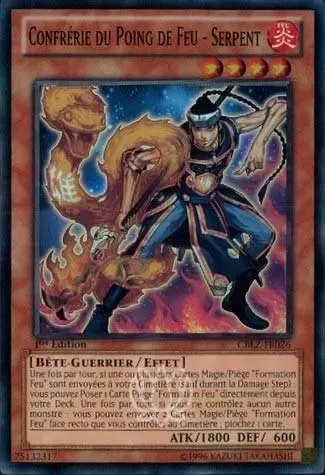 Le Feu du Cosmos CBLZ - Confrérie du Poing de Feu – Serpent