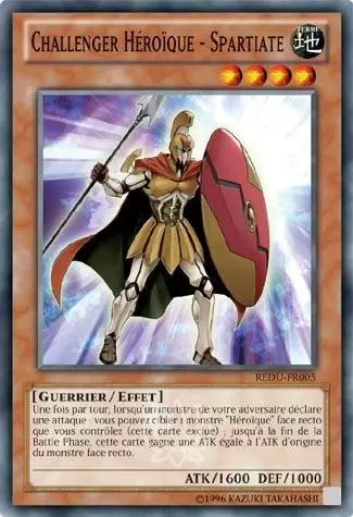 Le Retour du Duelliste REDU - Challenger Héroïque - Spartiate