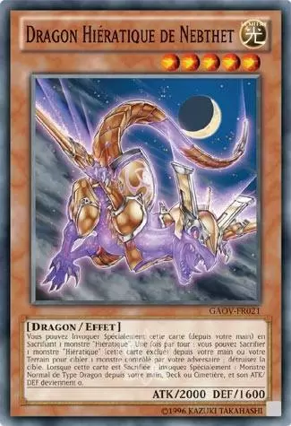 Le Seigneur de la Galaxie GAOV - Dragon Hiératique de Nebthet