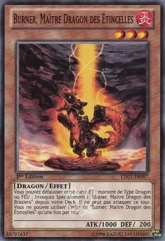 Le Seigneur de la Galaxie Tachyon LTGY - Burner, Maître Dragon des Étincelles