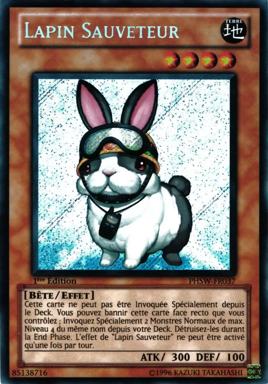 Onde de Choc du Photon PHSW - Lapin Sauveteur