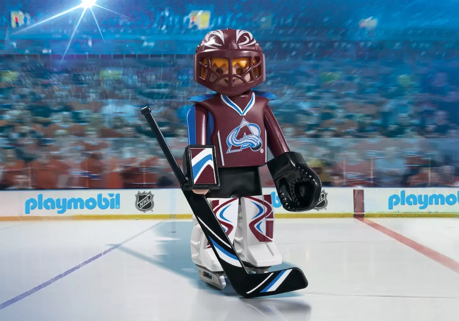 Playmobil Hockey sur Glace - NHL - NHL Colorado Avalanche : Gardien