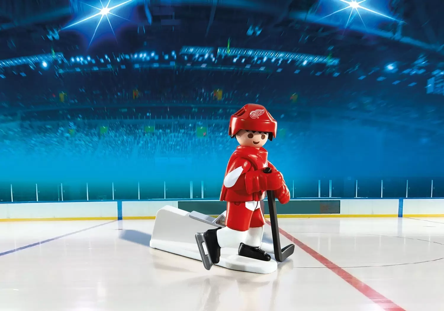 Playmobil Hockey sur Glace - NHL - NHL Detroit Red Wings : Joueur