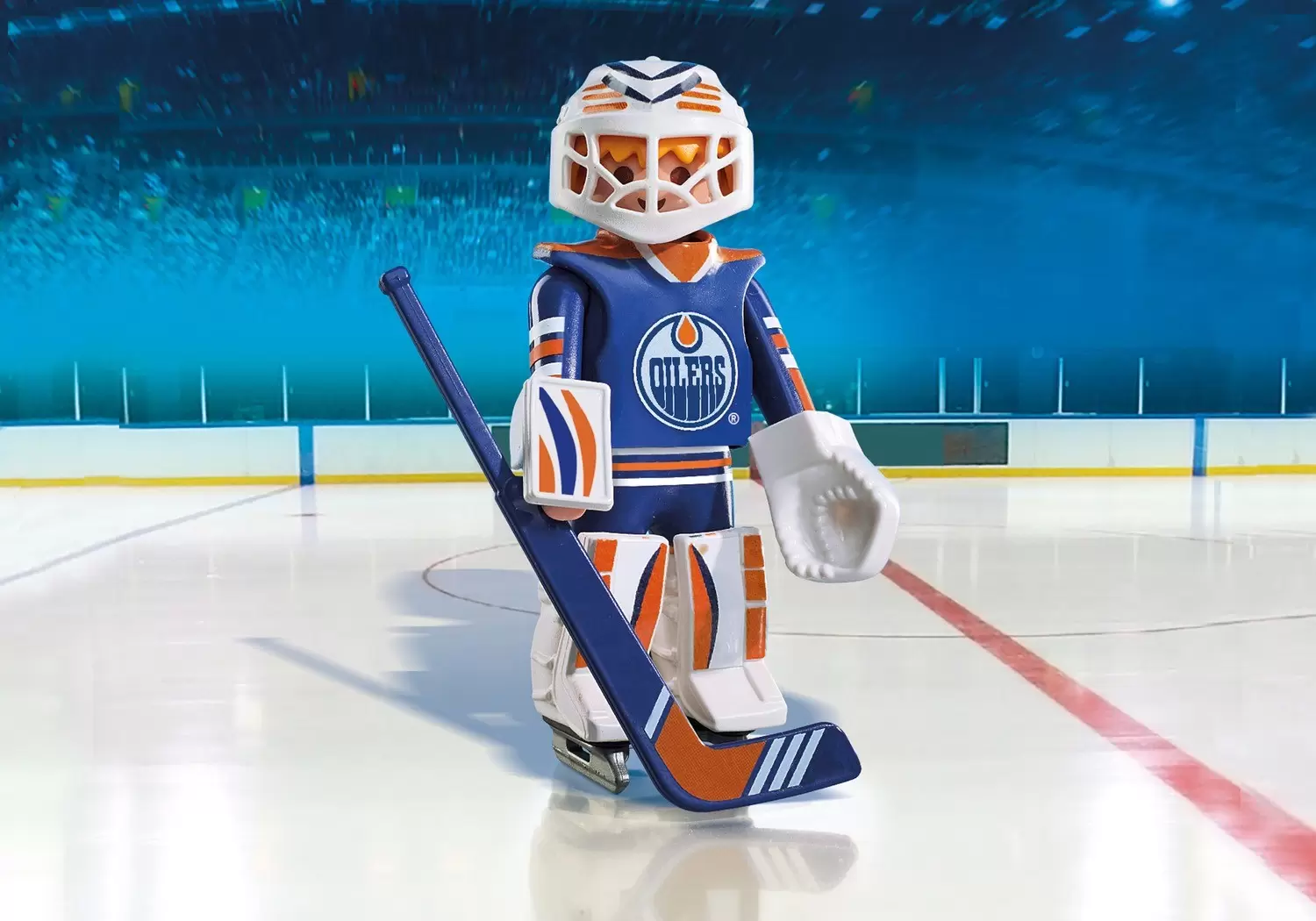Playmobil Hockey sur Glace - NHL - NHL Edmonton Oilers : Gardien