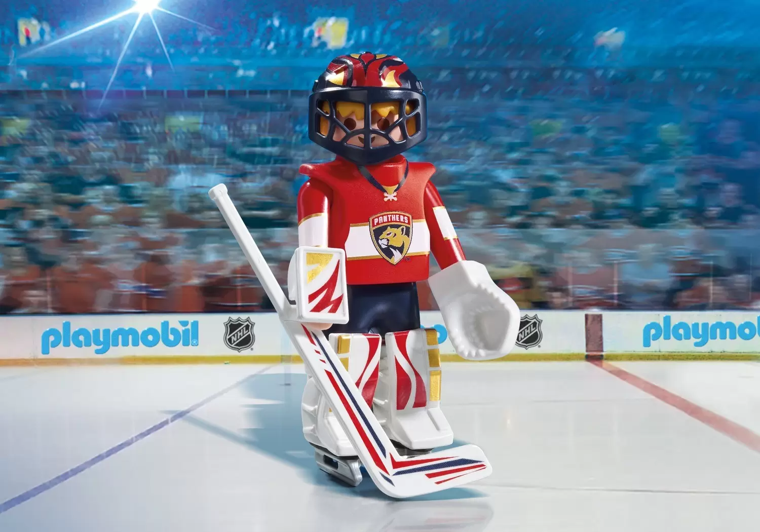 Playmobil Hockey sur Glace - NHL - NHL Florida Panthers : Gardien