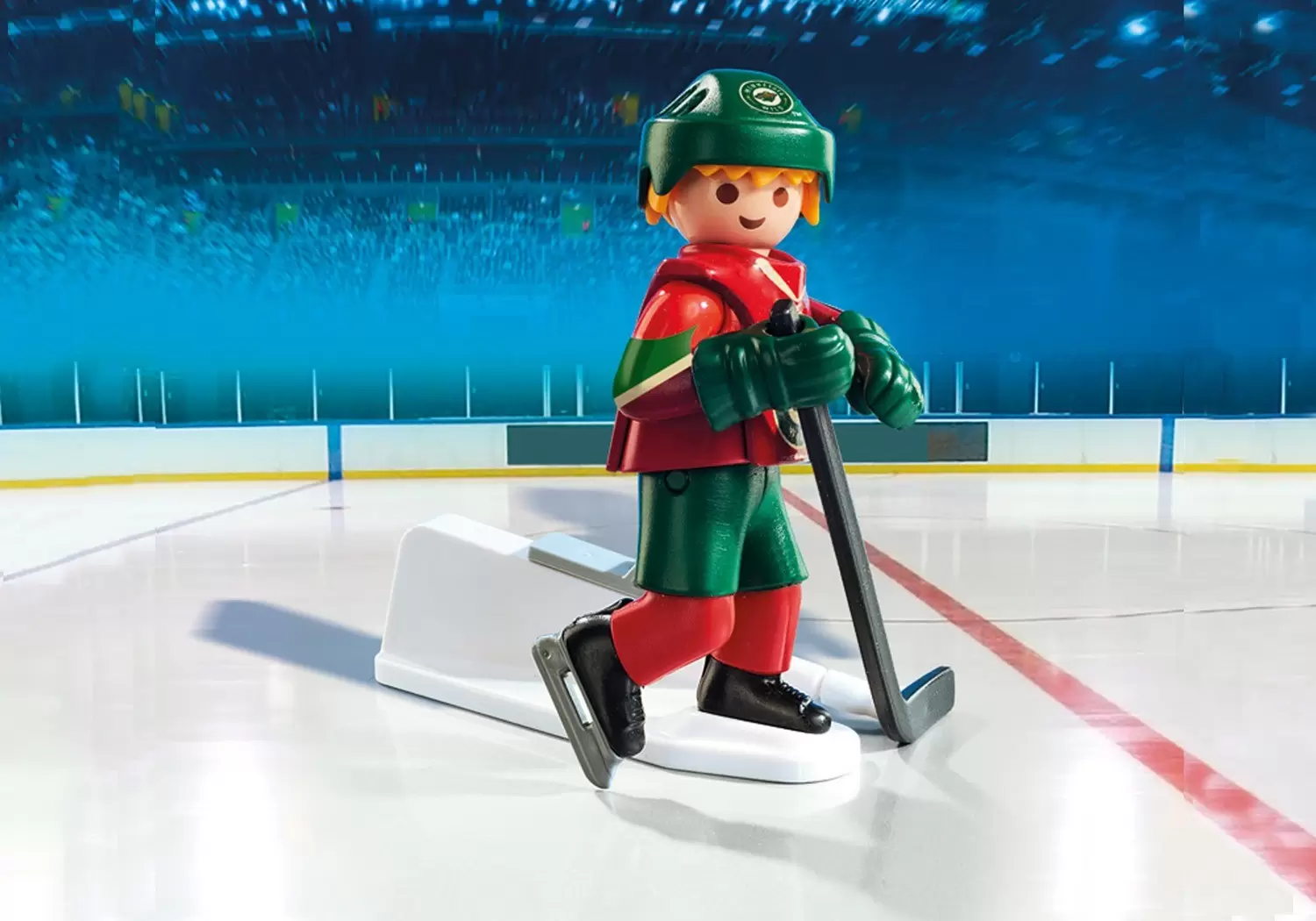 Playmobil Hockey sur Glace - NHL - NHL Minnesota Wild : Joueur