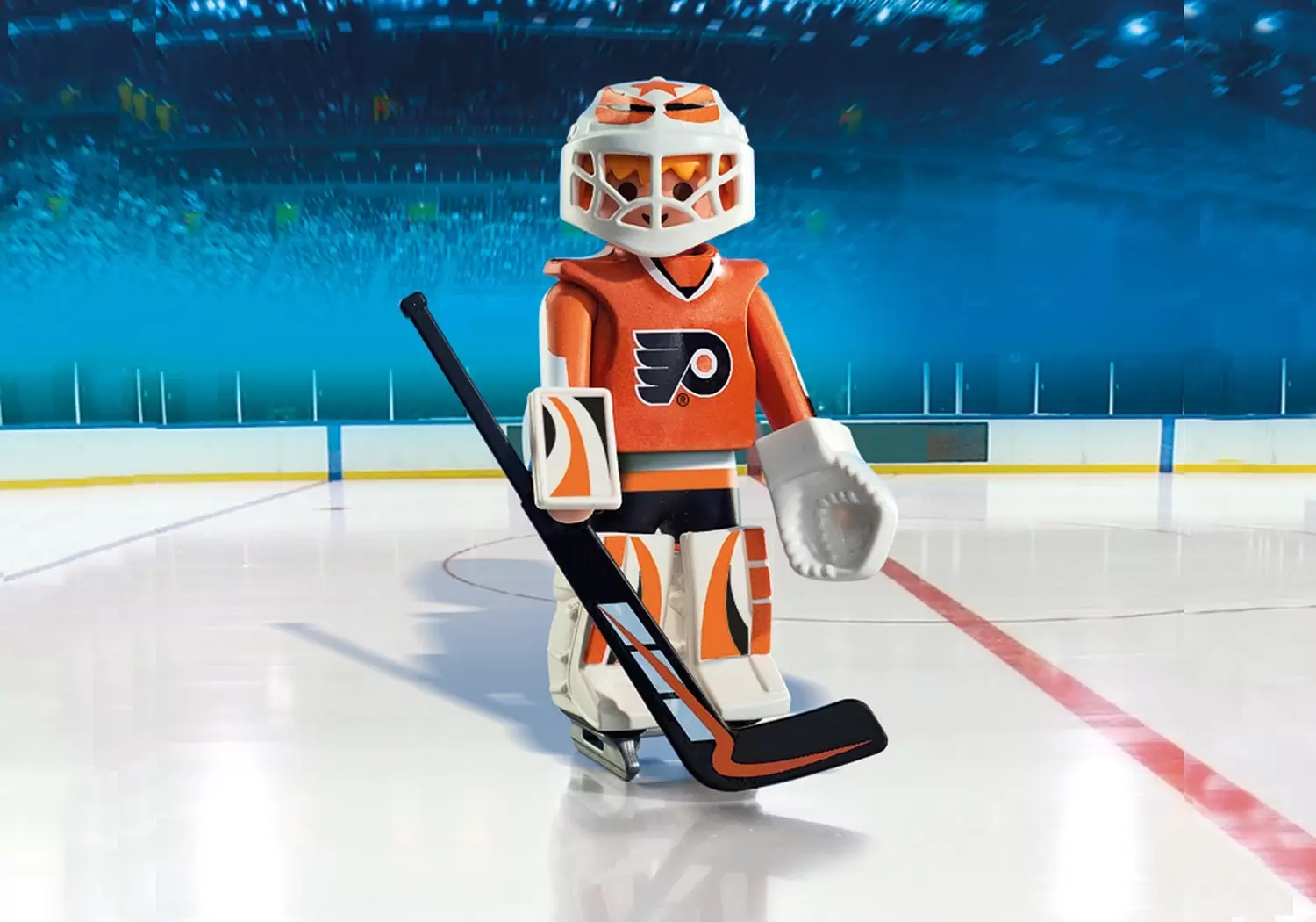 Playmobil Hockey sur Glace - NHL - NHL Philadelphia Flyers : Gardien