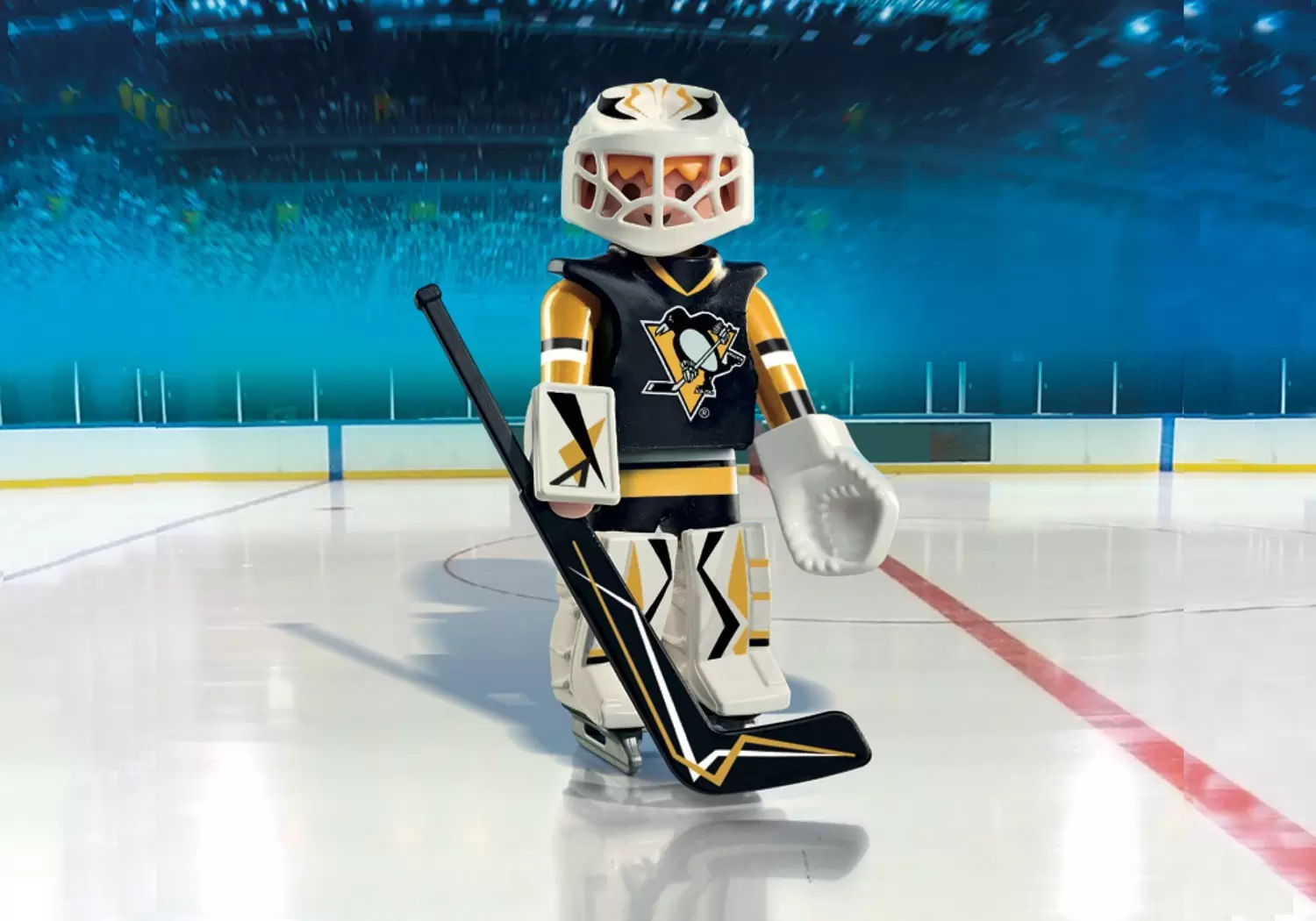 Playmobil Hockey sur Glace - NHL - NHL Pittsburgh Penguins : Gardien