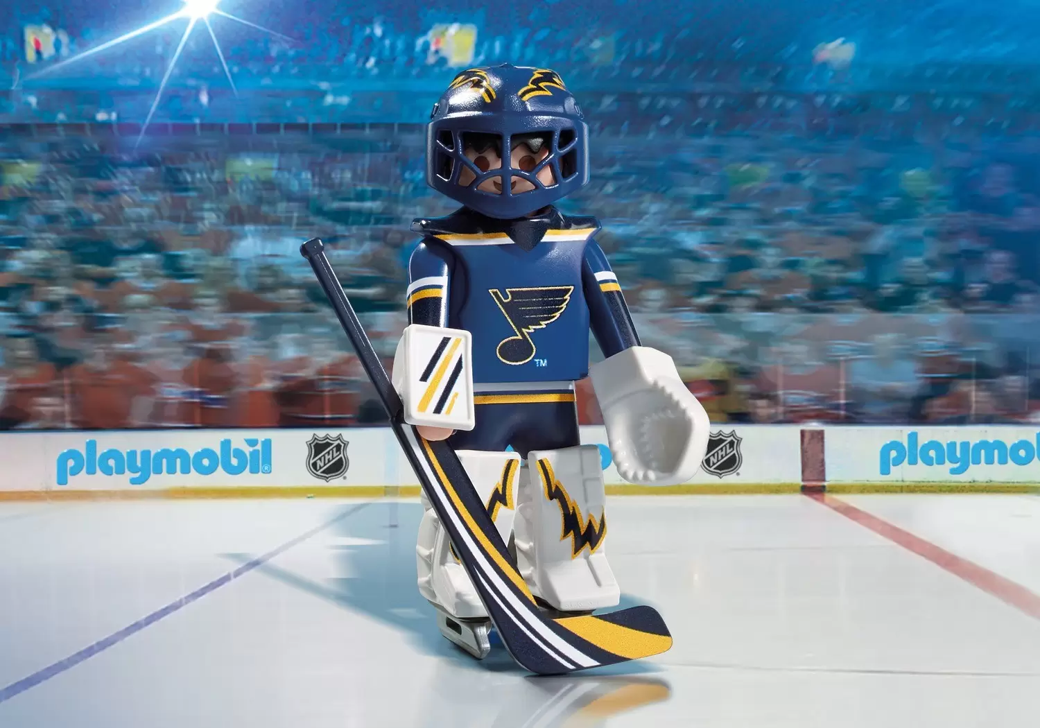 Playmobil Hockey sur Glace - NHL - NHL St. Louis Blues : Gardien