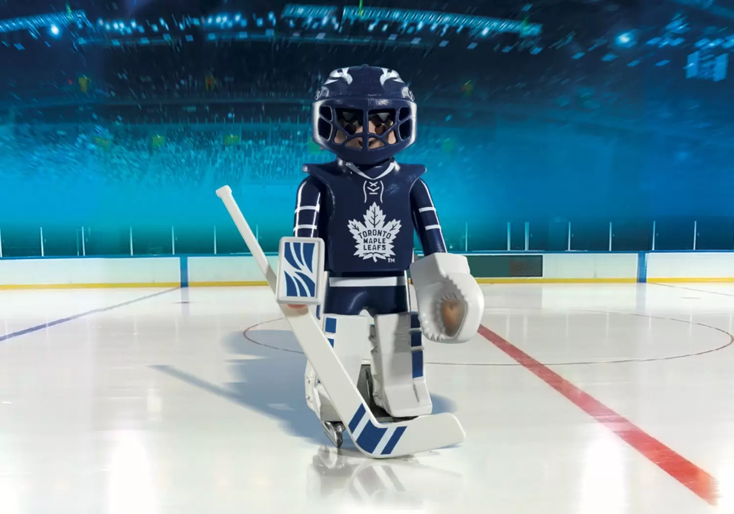 Playmobil Hockey sur Glace - NHL - NHL Toronto Maple Leafs : Gardien
