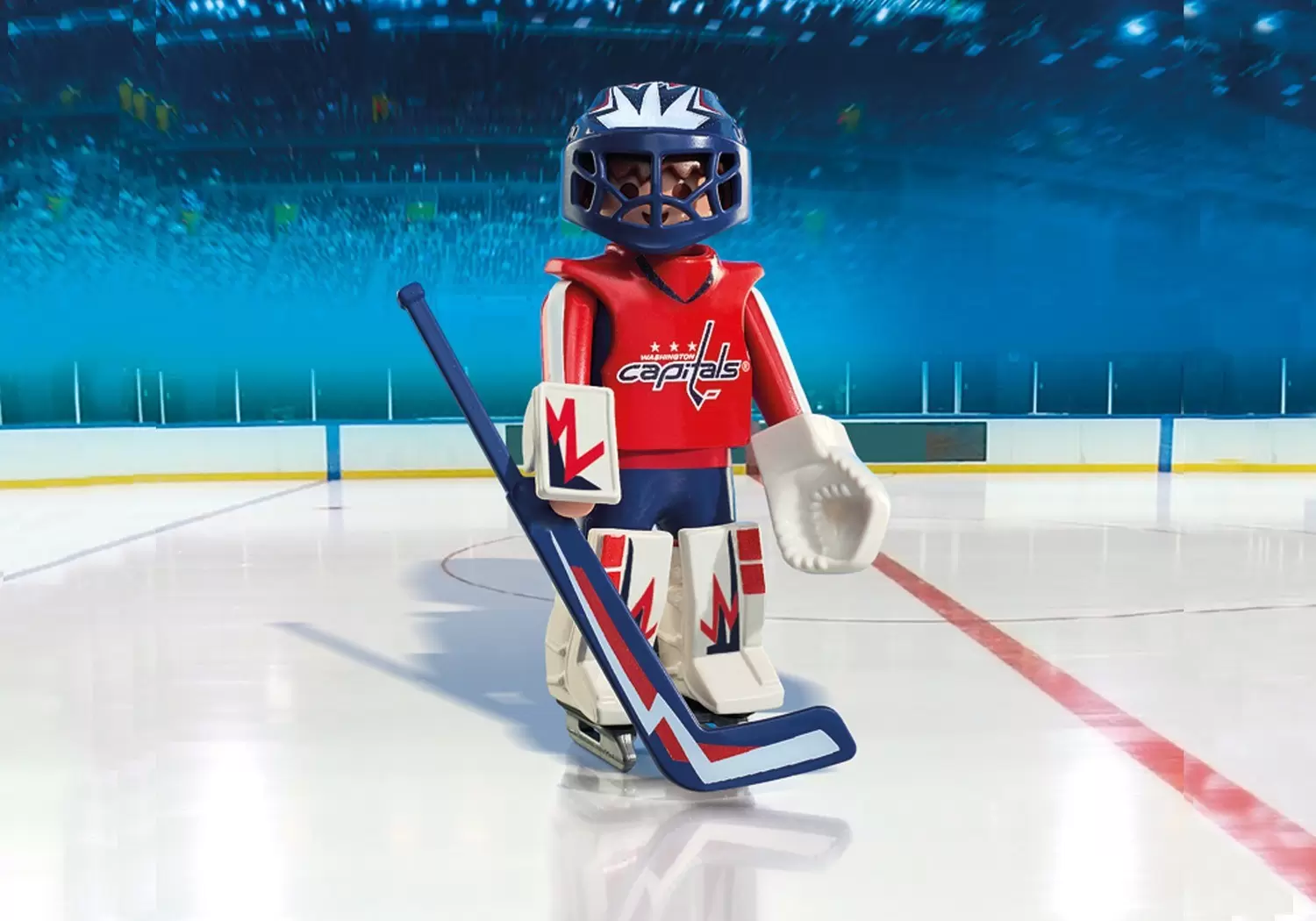 Playmobil Hockey sur Glace - NHL - NHL Washington Capitals : Gardien