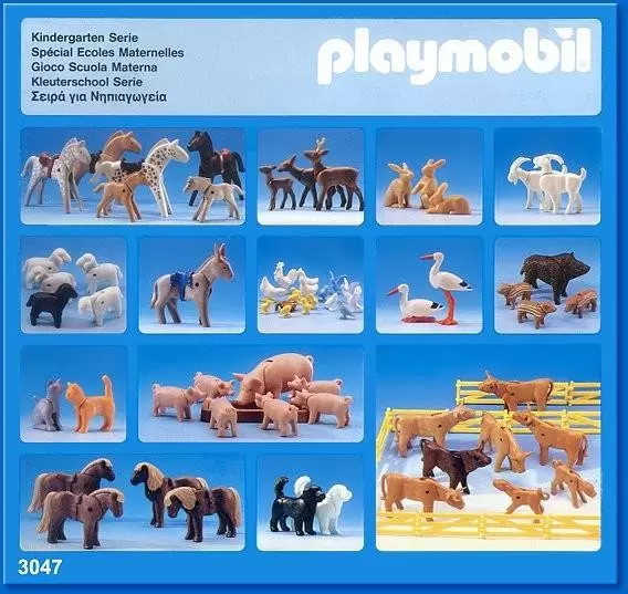 Playmobil Fermiers - Assortiment d\'animaux Domestiques