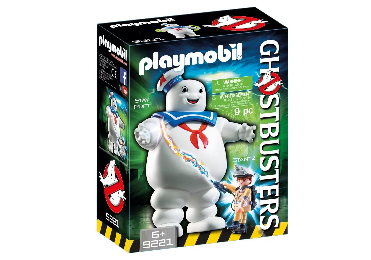 Playmobil S.O.S. Fantômes - Bibendum Chamallow et Stantz
