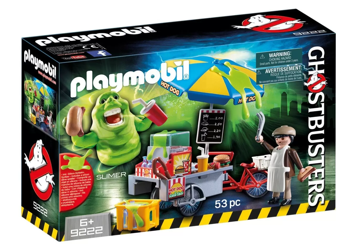 Playmobil Ghosbusters - Slimer with Hot Dog Stand