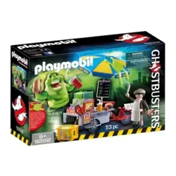 Slimer with Hot Dog Stand
