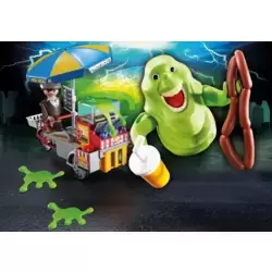 Slimer with Hot Dog Stand