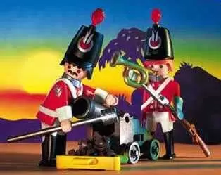 Playmobil Pirates - Poste de garde des vestes rouges