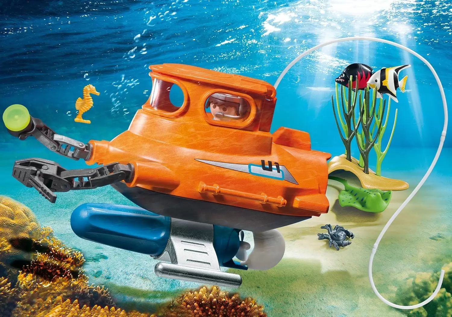 Playmobil underwater world - U-Boot with underwater motor