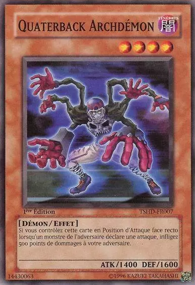 Les Ténèbres Scintillantes TSHD - Quaterback Archdémon
