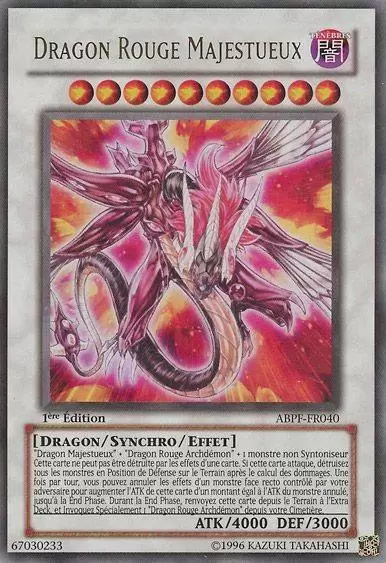 Puissance Absolue ABPF - Dragon Rouge Majestueux
