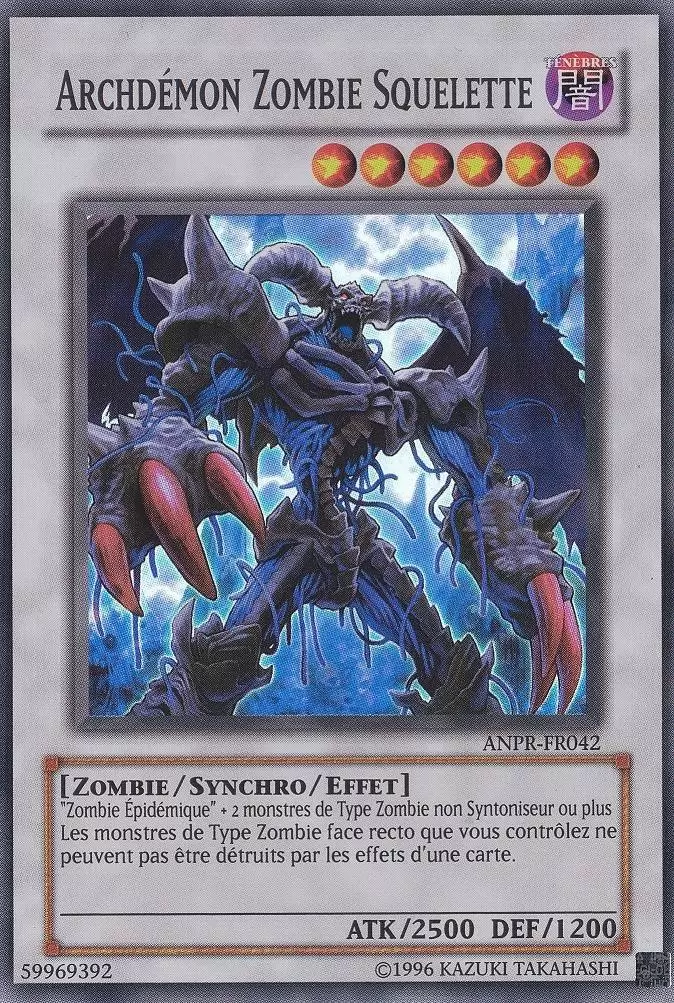 Ancienne Prophétie ANPR - Archdémon Zombie Squelette