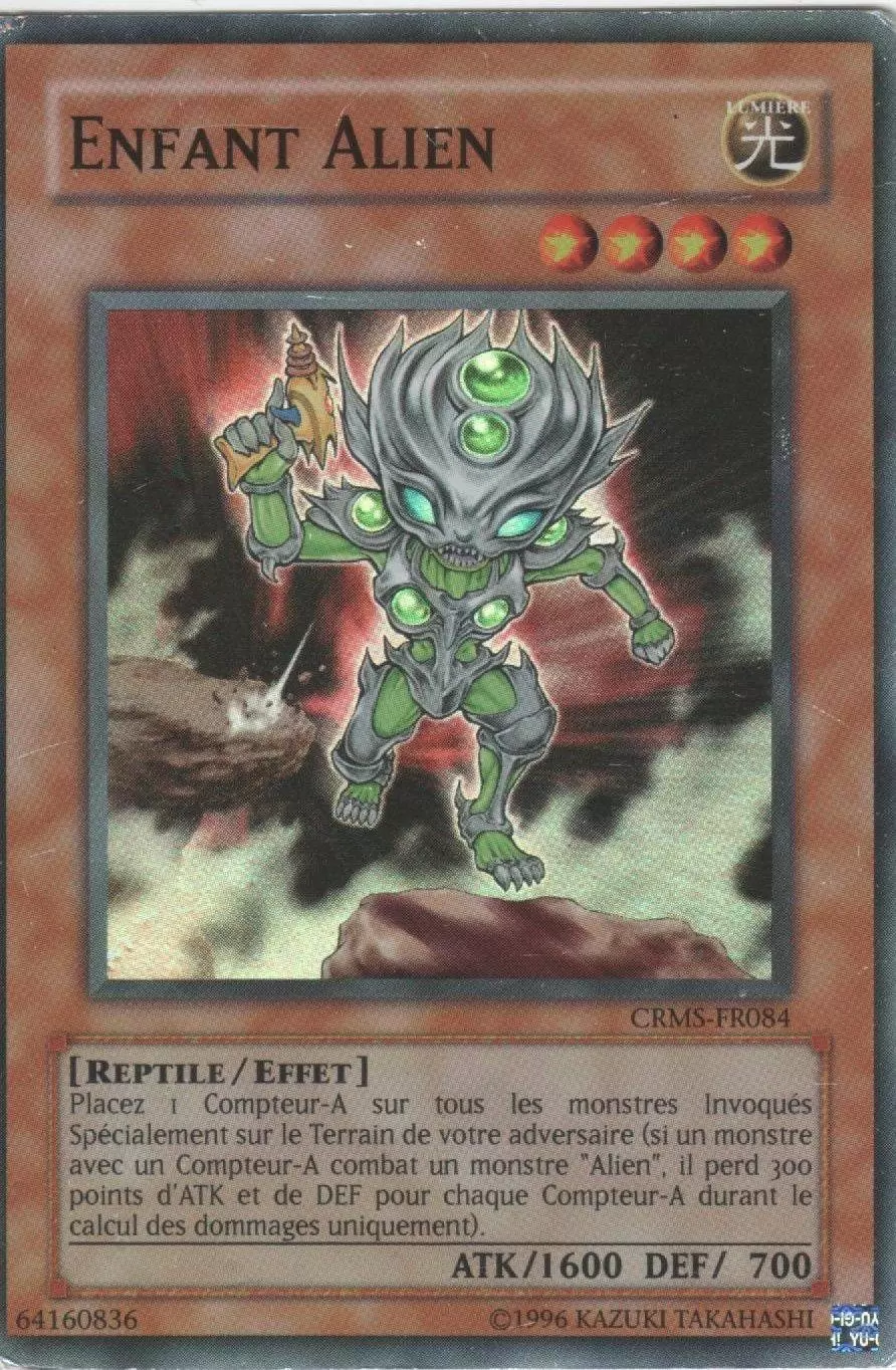 La Crise Ecarlate CRMS - Enfant Alien
