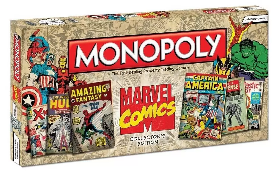 Monopoly Manga, BD, Comics - Monopoly Marvel Comics