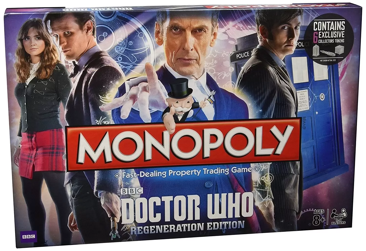 Monopoly Movies & TV Series - Monopoly Doctor Who - Regeneration Edition