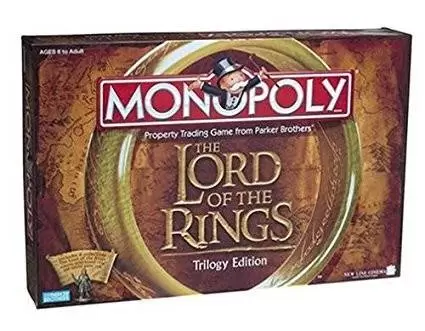 Monopoly Movies & TV Series - Monopoly Le Seigneur des anneaux, édition trilogie