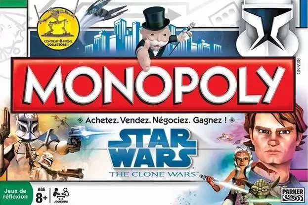 Monopoly Films & Séries TV - Monopoly Star Wars - The Clone Wars
