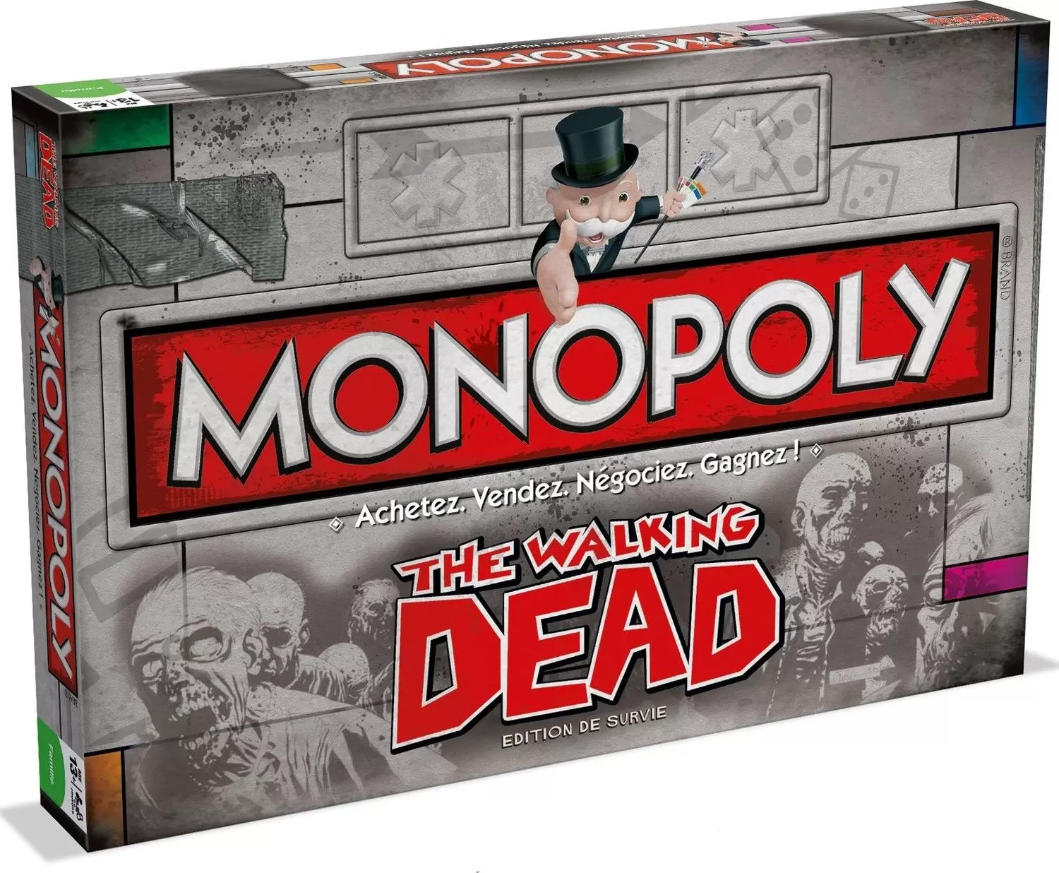 Monopoly Films & Séries TV - Monopoly The Walking Dead (Edition de Survie)