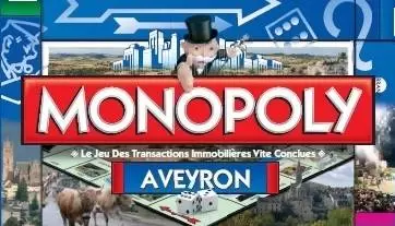 Monopoly des Régions & villes - Monopoly Aveyron