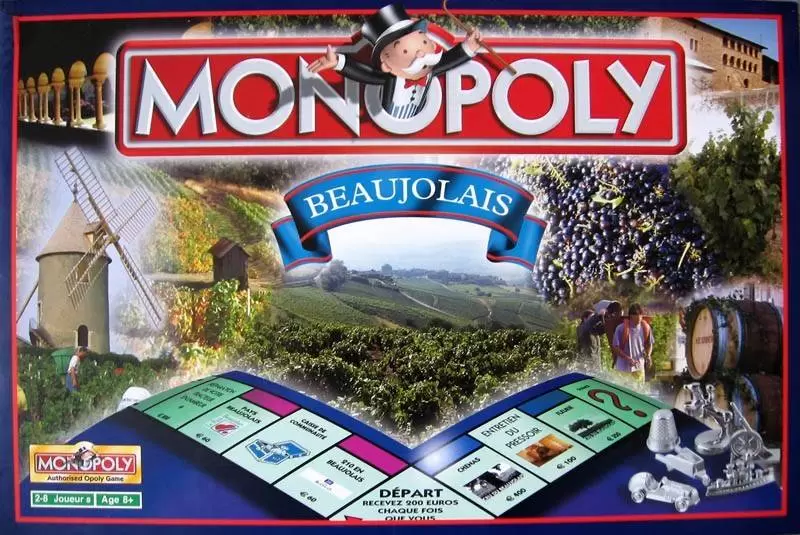 Monopoly des Régions & villes - Monopoly Beaujolais