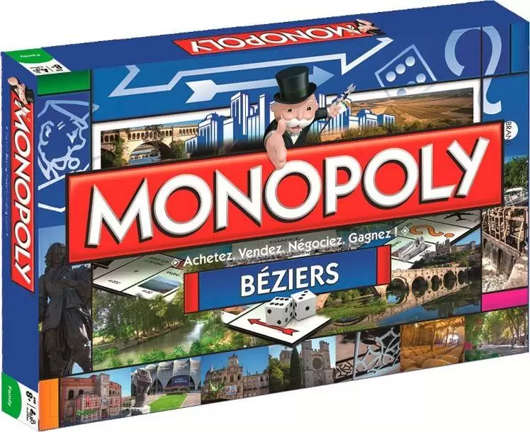Monopoly des Régions & villes - Monopoly Béziers