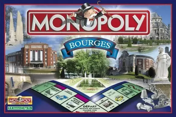 Monopoly des Régions & villes - Monopoly Bourges