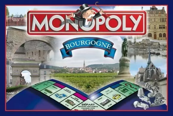 Monopoly des Régions & villes - Monopoly Bourgogne