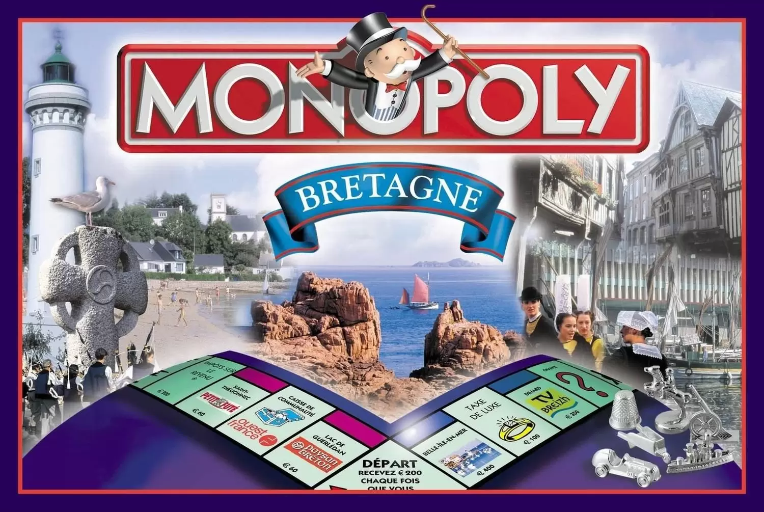 Monopoly des Régions & villes - Monopoly Bretagne