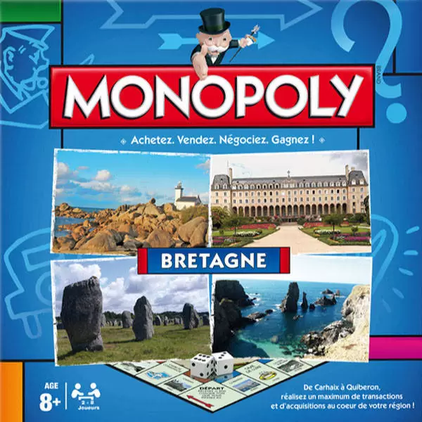 Monopoly des Régions & villes - Monopoly Bretagne (Edition 2014)