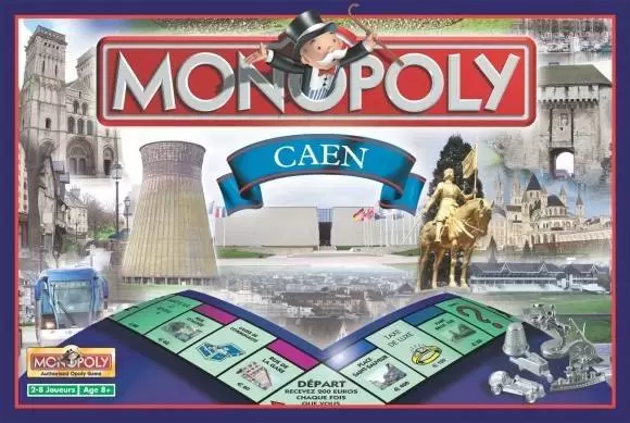 Monopoly des Régions & villes - Monopoly Caen