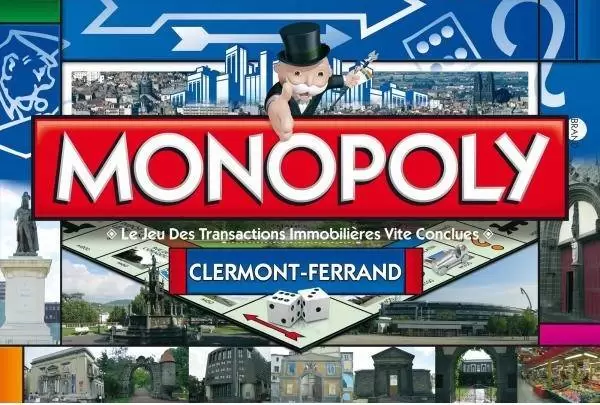 Monopoly des Régions & villes - Monopoly Clermont-Ferrand