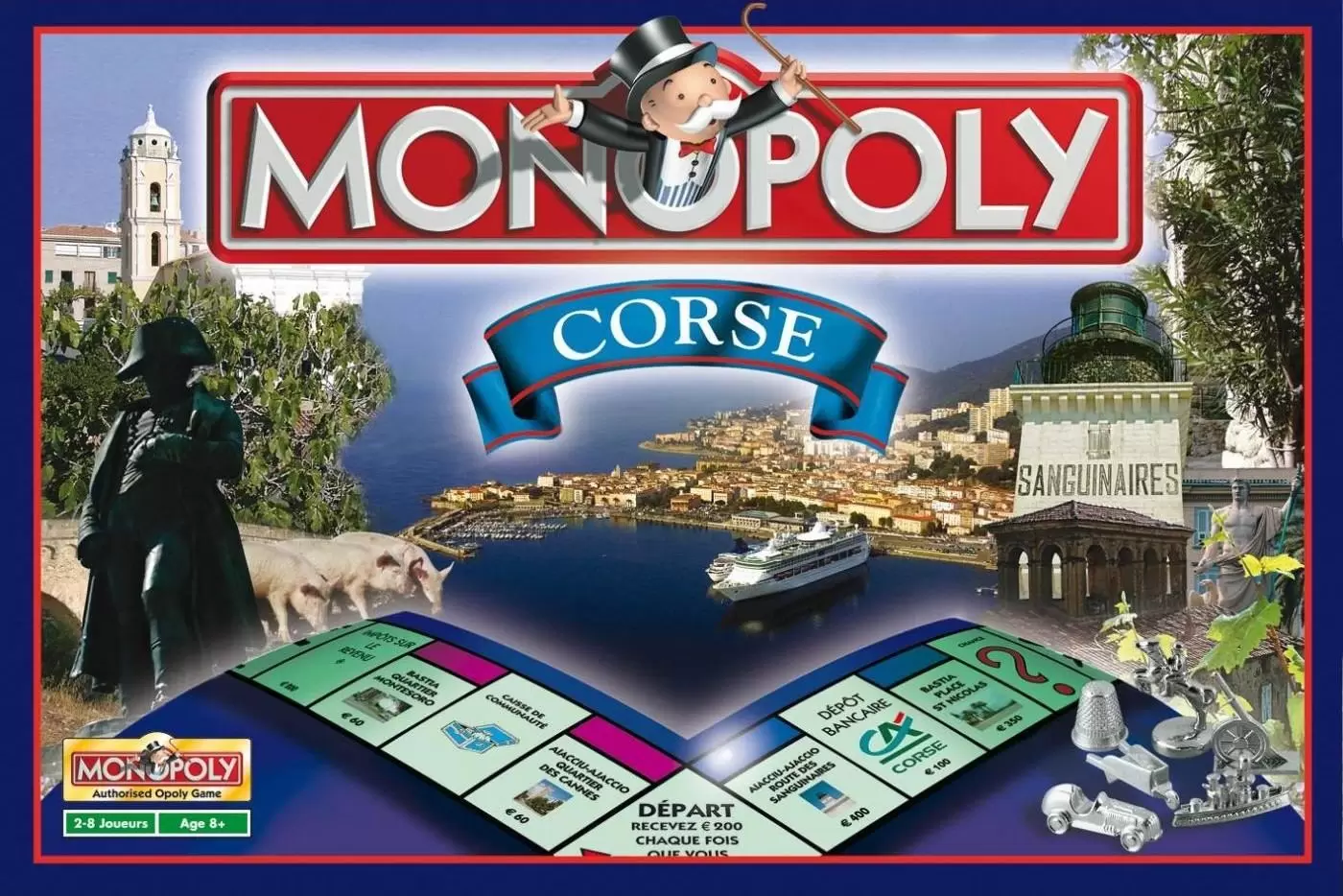 Monopoly des Régions & villes - Monopoly Corse (Edition 2002)