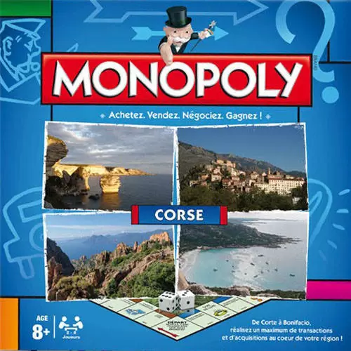 Monopoly des Régions & villes - Monopoly Corse (Edition 2014)