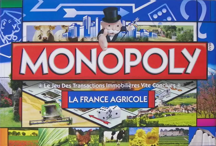 Monopoly des Régions & villes - Monopoly France Agricole