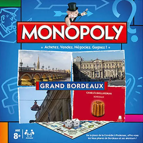 Monopoly des Régions & villes - Monopoly Grand Bordeaux