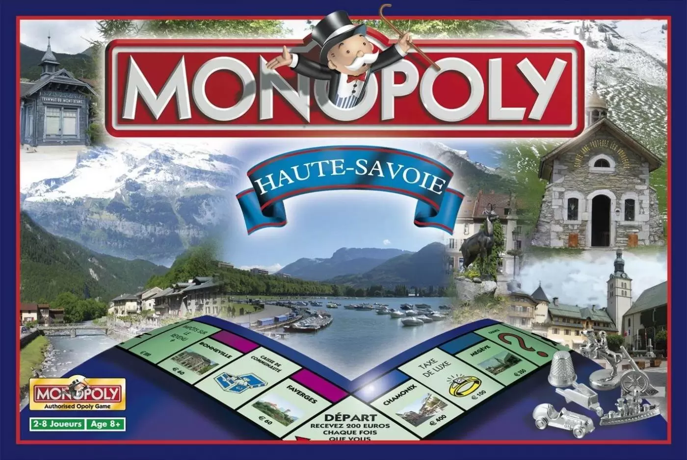 Monopoly des Régions & villes - Monopoly Haute Savoie