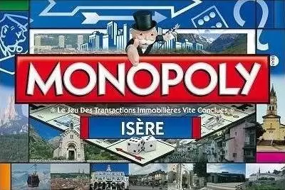 Monopoly des Régions & villes - Monopoly Isère