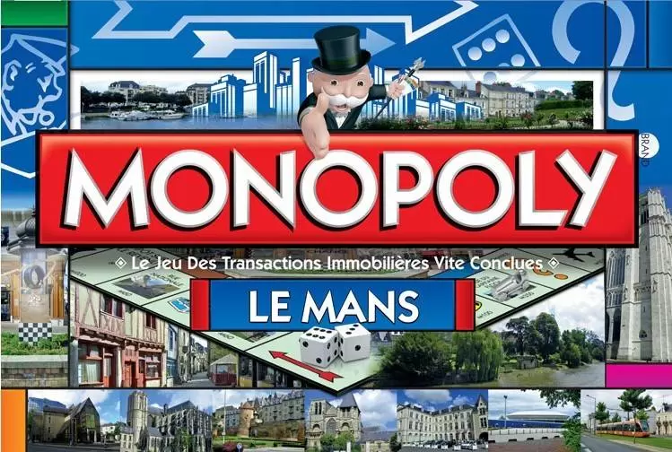 Monopoly des Régions & villes - Monopoly Le Mans