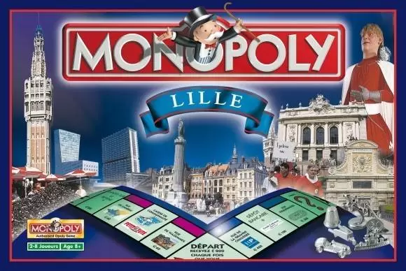 Monopoly des Régions & villes - Monopoly Lille