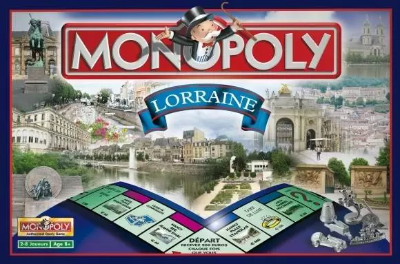 Monopoly des Régions & villes - Monopoly Lorraine